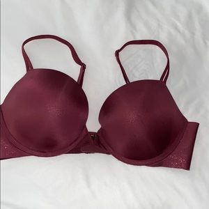 Sexy Illusions Victoria’s Secret Maroon Pushup Bra